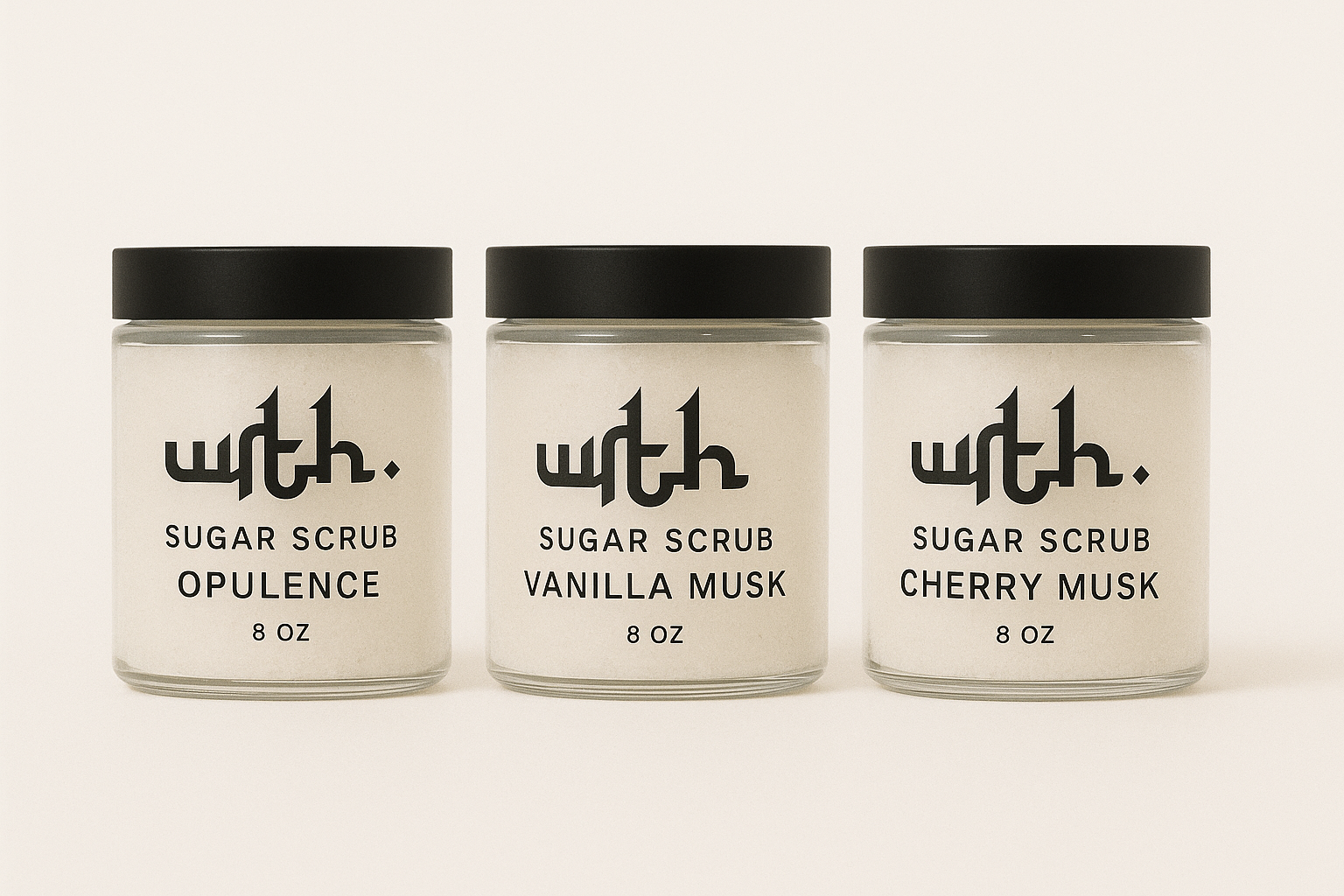 Wrth Musk Trio Sugar Scrub - WRTH.STUDIO