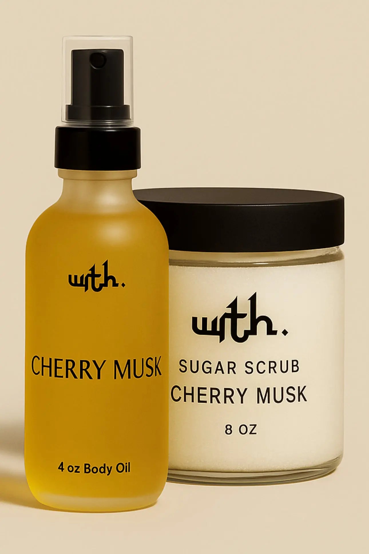 WRTH Body Oil + Sugar Scrub Set - Hydrate, Glow & Layer Luxury - WRTH.STUDIO