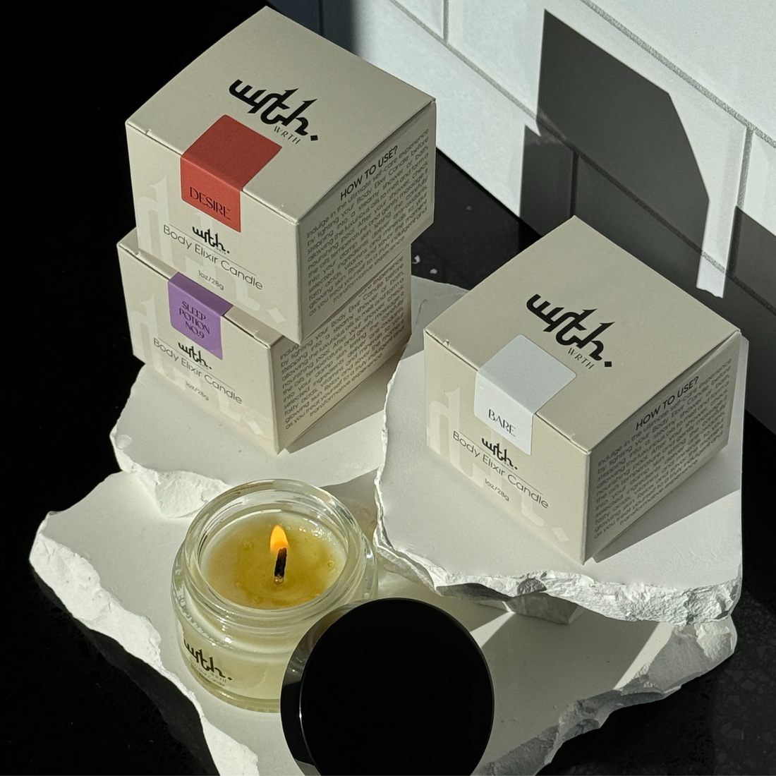 Skincare Candles |wrthstudio