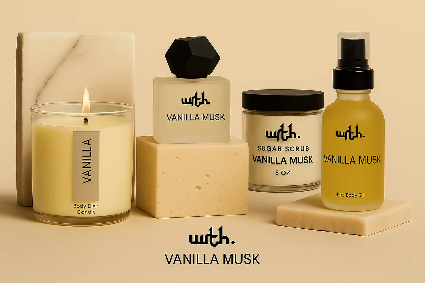 Vanilla Musk Ritual Set - WRTH.STUDIO