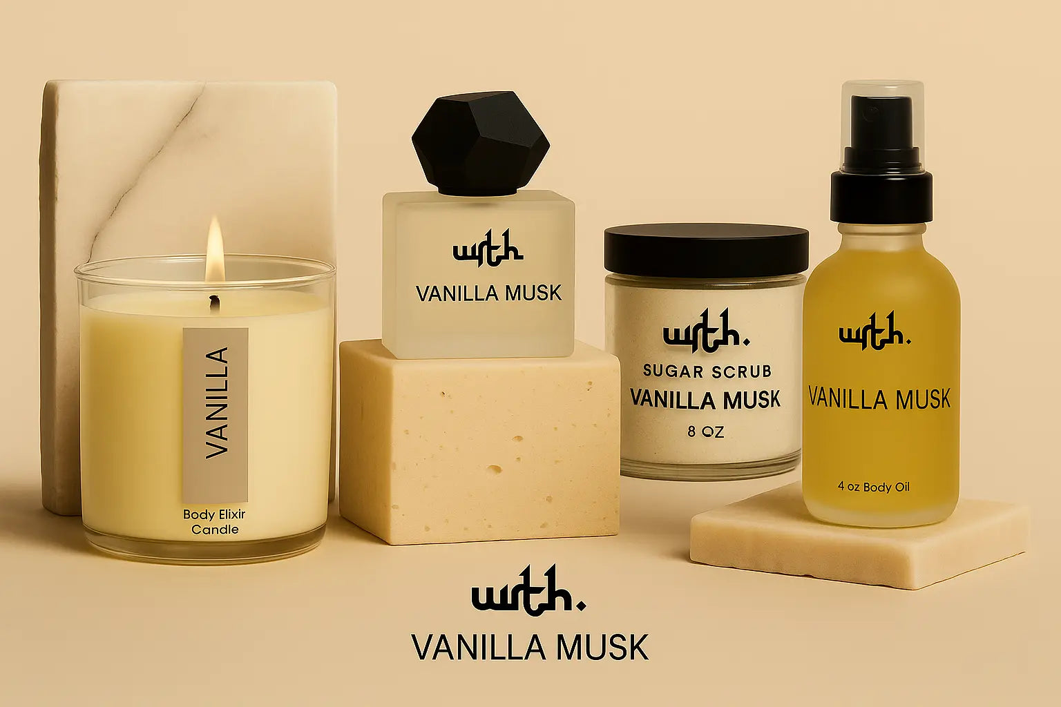 Vanilla Musk Ritual Set - WRTH.STUDIO