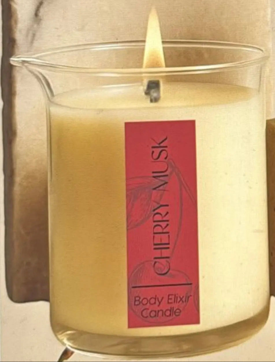 Cherry Musk Body Elixir Candle - WRTH.STUDIO