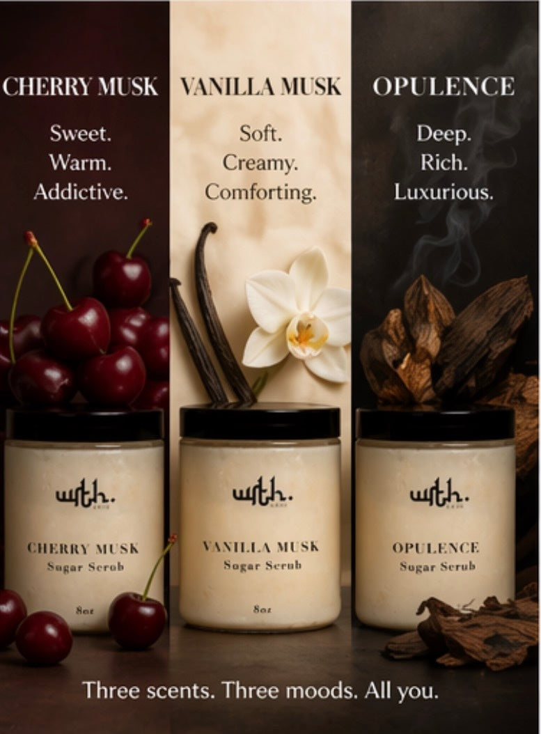 Musk Trio Sugar Scrub Set