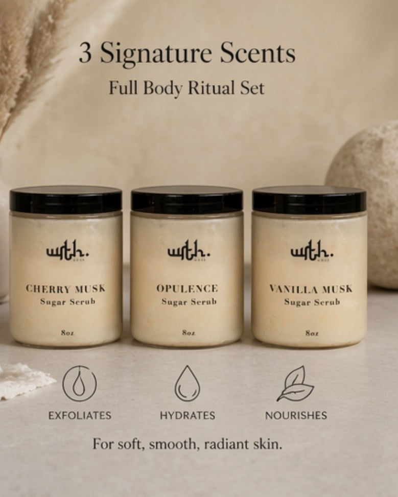 Musk Trio Sugar Scrub Set