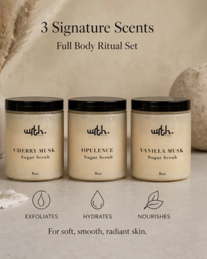 Musk Trio Sugar Scrub Set