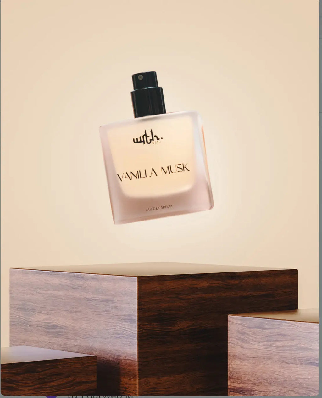 Vanilla Musk Perfume- Unisex Luxury Scent for Men & Women - WRTH.STUDIO