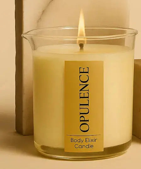  Clear jar body oil candles - wrthstudio