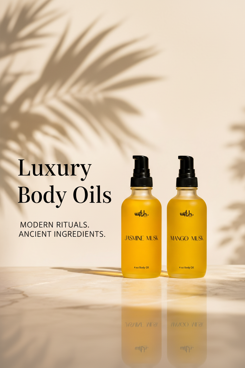 Luxury Body Oils Mobile Hero